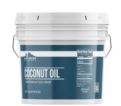 Earthborn Elements Coconut Oil (1 Gallon), Non-Hydrogenated, Food Grade, Always Pure