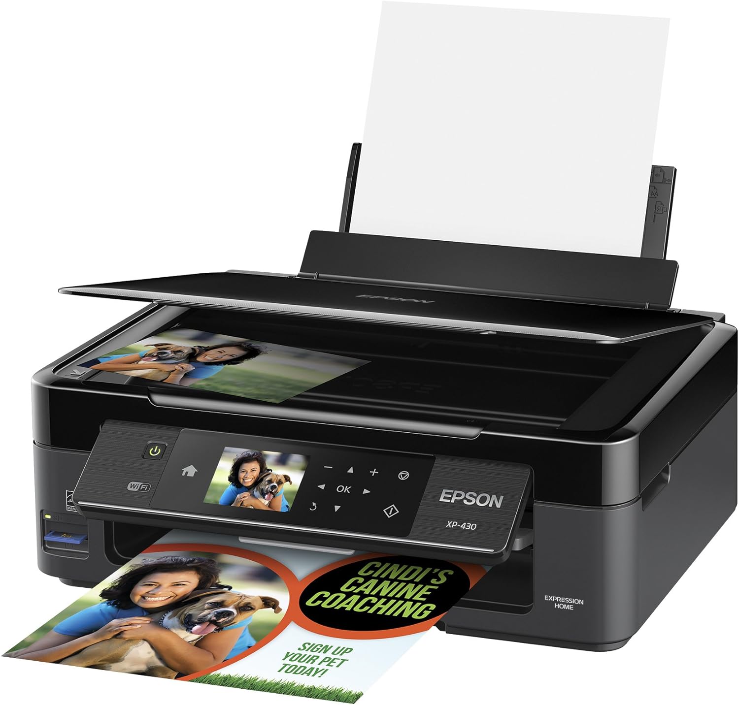 Epson Expression Home XP-430 Wireless Color Photo Printer with Scanner and Copier, Amazon Dash Replenishment Ready2