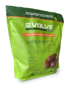 Evolve Cottonseed Oil-Based Soft Bait Contraceptive for Mice, Long-Term Solution, Highly Palatable, Formulated to Lessen The Population in or Near Your Home, 3 lbs (Approx 78 Pieces)