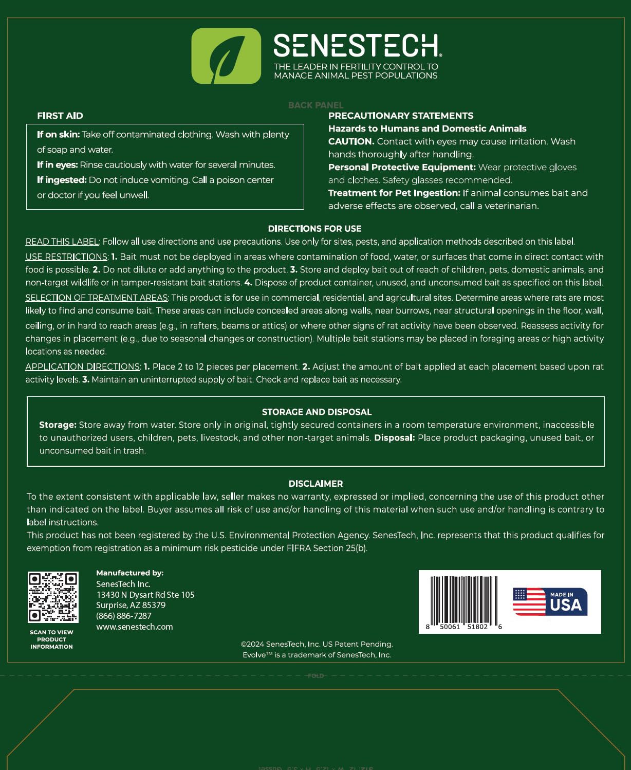 Evolve Cottonseed Oil-Based Soft Bait Contraceptive for Rats, Formulated to Lessen The Population in or Near Your Home (3 lbs)14