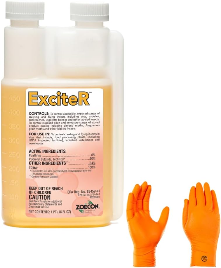 Exciter Pyrethrin Concentrate Powerful 6% Pyrethrins for Fast Knock-Down of Insect Pests Exciter Pyrethrin Concentrate: Powerful 6% Pyrethrins for Fast Knock-Down of Insect Pests