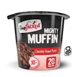 FlapJacked Mighty Muffins, Gluten-Free Chocolate Peanut Butter, 1.94 Ounce (Pack of 12)