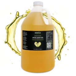 GreenIVe Avocado Oil Organically Grown 100% Pure Natural without Additives, Clean, Cold Pressed, Non-GMO, Vegan For Cooking, Frying, Baking and for Sauces, Dressings, Marinades, Salads (1 Gallon)