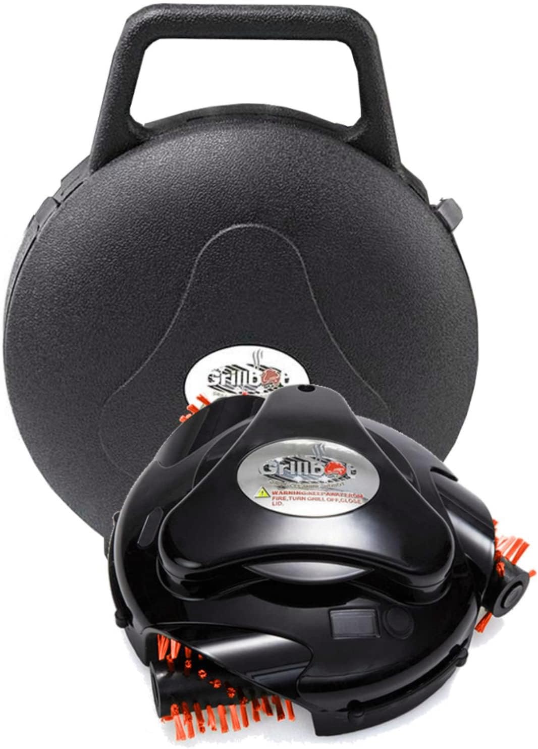 Grillbot Automatic Grill Cleaning Robot with Nylon Brushes, BBQ Grill Cleaner, Grill Brush, Grill Scraper, BBQ Accessories (Black Grillbot + Carry Case) Grillbot Automatic Grill Cleaning Robot with Nylon Brushes, BBQ Grill Cleaner, Grill Brush, Grill Scraper, BBQ Accessories (Black Grillbot + Carry Case)