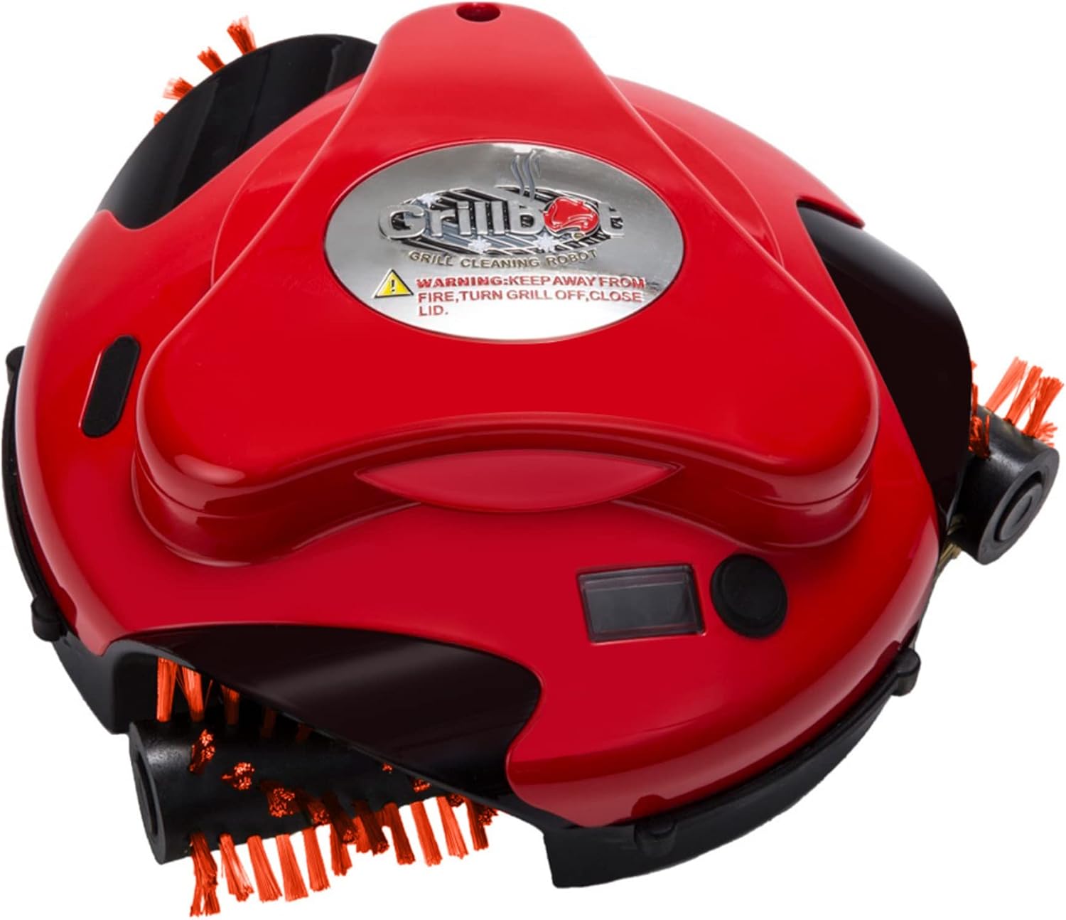 Grillbot Automatic Grill Cleaning Robot with Nylon Brushes, BBQ Grill Cleaner, Grill Brush, Grill Scraper, BBQ Accessories (Red Grillbot) Grillbot Automatic Grill Cleaning Robot with Nylon Brushes, BBQ Grill Cleaner, Grill Brush, Grill Scraper, BBQ Accessories (Red Grillbot)