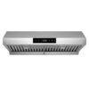HAUSLANE UC-PS18SS-30 30 in. Ducted Under Cabinet Range Hood with 3-Way Venting Changeable LED Powerful Suction in Stainless Steel