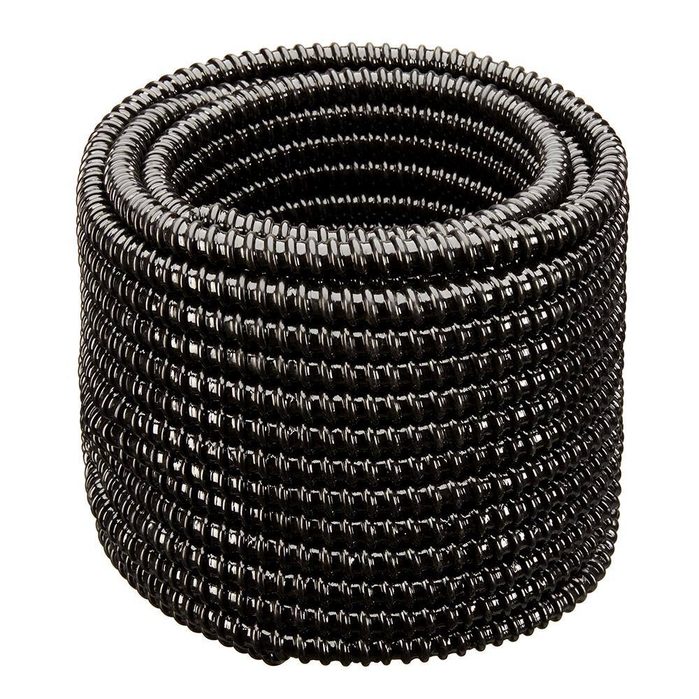 HYDROMAXX 1202100050 1 in. Dia x 50 ft. UL Sizing Black Non Kink, Corrugated, Flexible PVC Pond Tubing HYDROMAXX 1202100050 1 in. Dia x 50 ft. UL Sizing Black Non Kink, Corrugated, Flexible PVC Pond Tubing