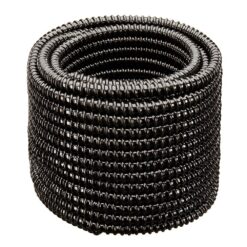 HYDROMAXX 1202114050 1-1/4 in. Dia x 50 ft. UL Sizing Black Non Kink, Corrugated, Flexible PVC Pond Tubing