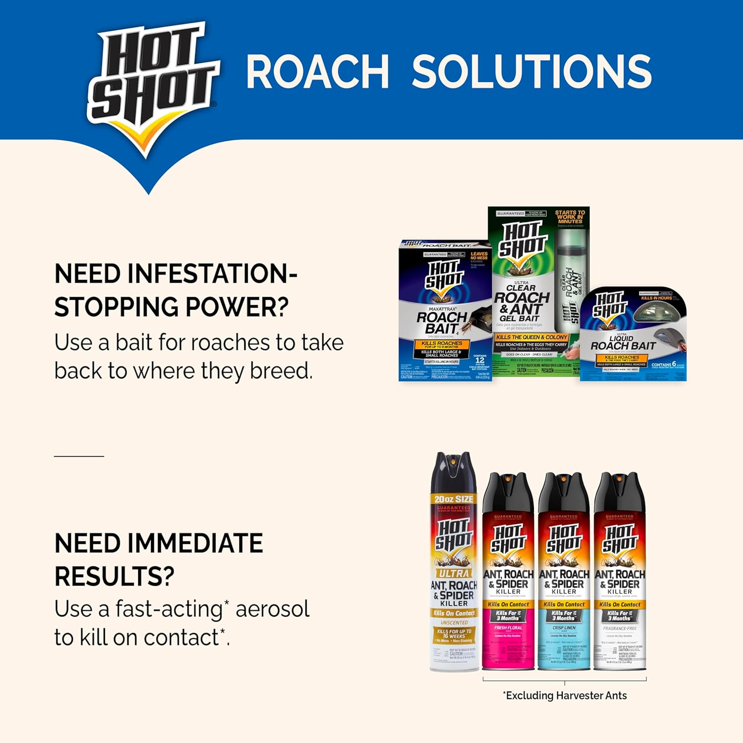Hot Shot Liquid Roach Bait, Home Insect Killer, clear, 6 Count Pack (Case Pack of 6 – 36 Total)13
