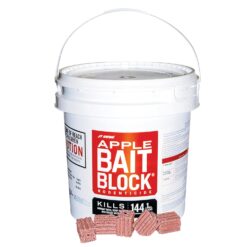 JT Eaton 709-AP Bait Block Anticoagulant Rodenticide, Apple Flavor, for Mice and Rats (9 lb Pail of 144)