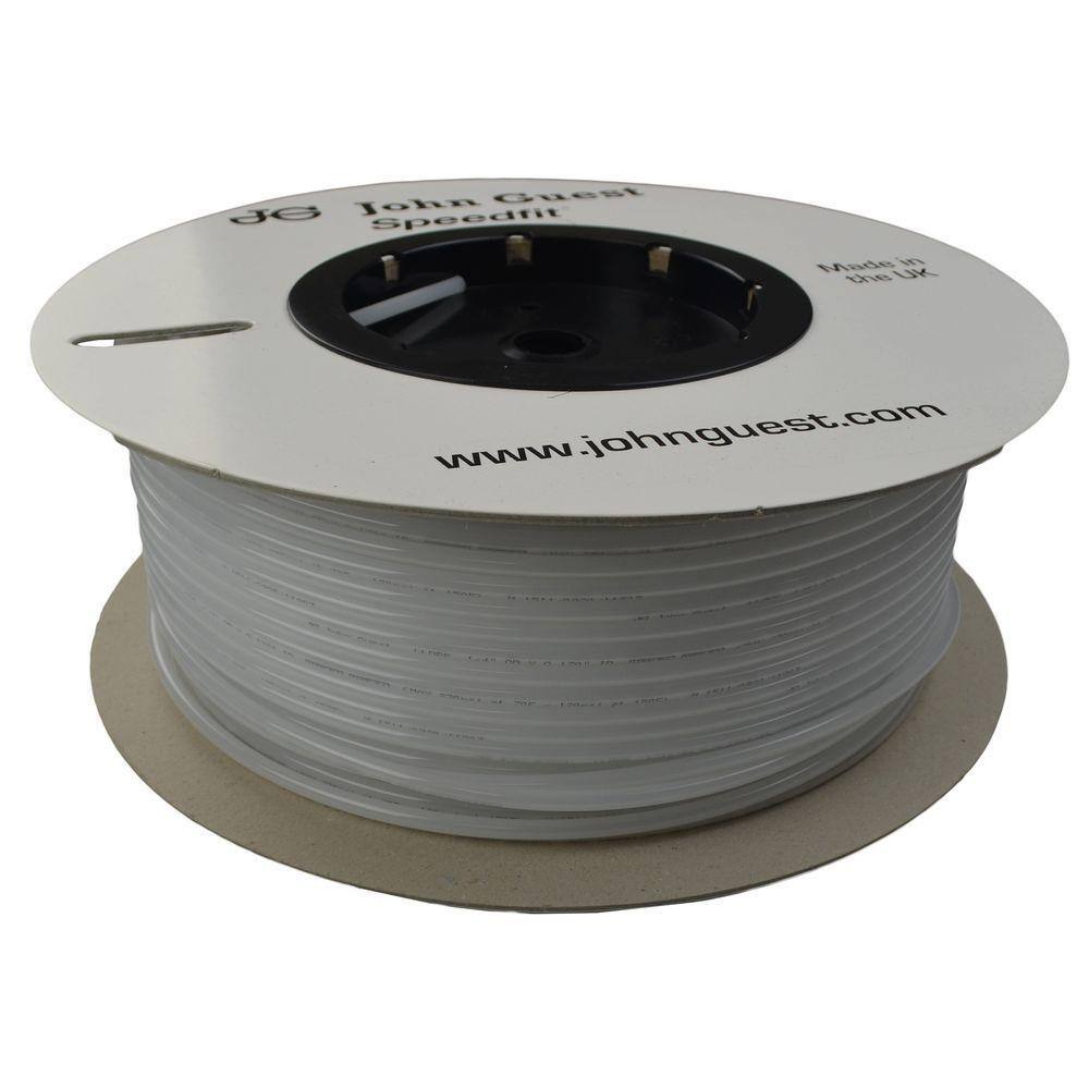 John Guest PE-08-BI-DF-N 1 4 in. x 500 ft. Polyethylene Tubing Coil in Natural Color John Guest PE-08-BI-DF-N 1/4 in. x 500 ft. Polyethylene Tubing Coil in Natural Color