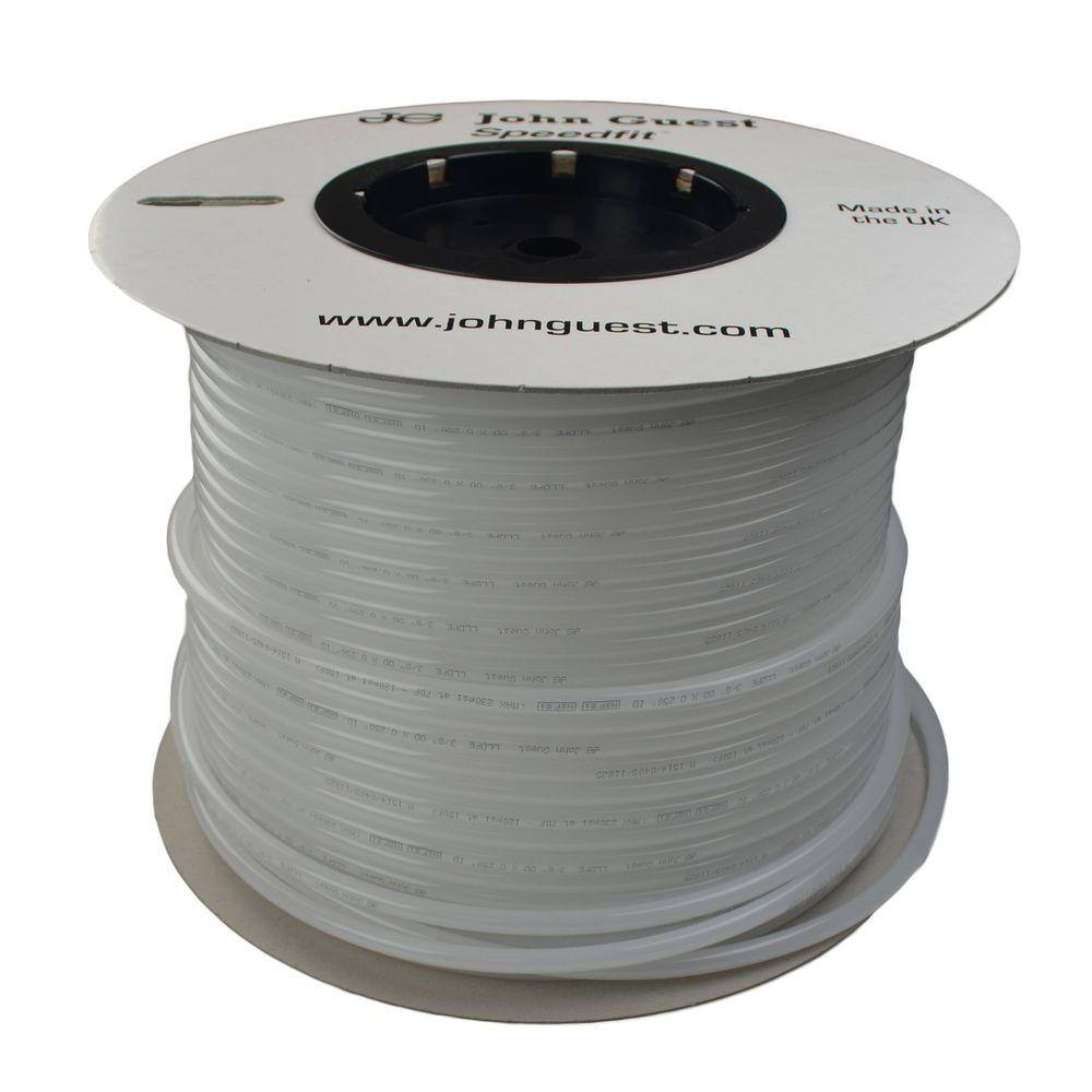 John Guest PE-12-EI-DF-N 3 8 in. x 500 ft. Polyethylene Tubing Coil in Natural John Guest PE-12-EI-DF-N 3/8 in. x 500 ft. Polyethylene Tubing Coil in Natural