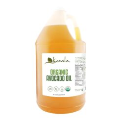 Kevala Organic Avocado Oil - 128 fl oz - 3.7 L - 1 Gallon - Avocado Oil for Cooking - Organic Cold Pressed – High Smoke Point – For Skin and Hair