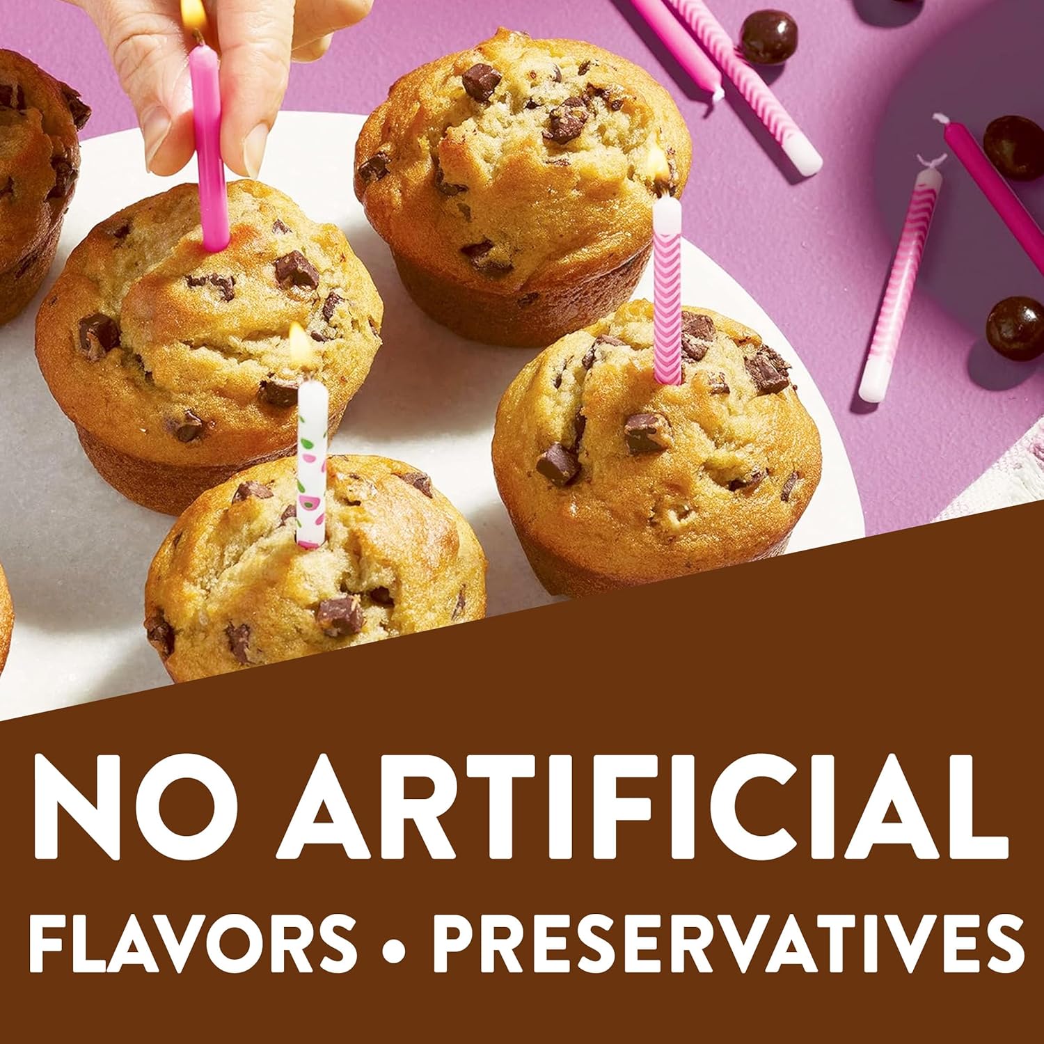 Krusteaz Chocolate Chunk Muffin Mix, With Real Chocolate, No Artificial Flavors or Preservatives, 18.25-ounce Boxes (Pack of 12)8