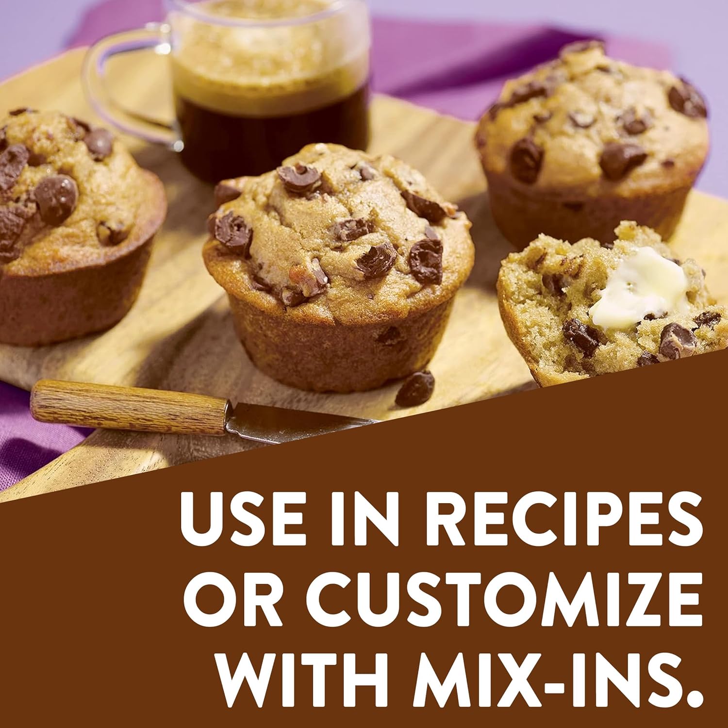 Krusteaz Chocolate Chunk Muffin Mix, With Real Chocolate, No Artificial Flavors or Preservatives, 18.25-ounce Boxes (Pack of 12)9