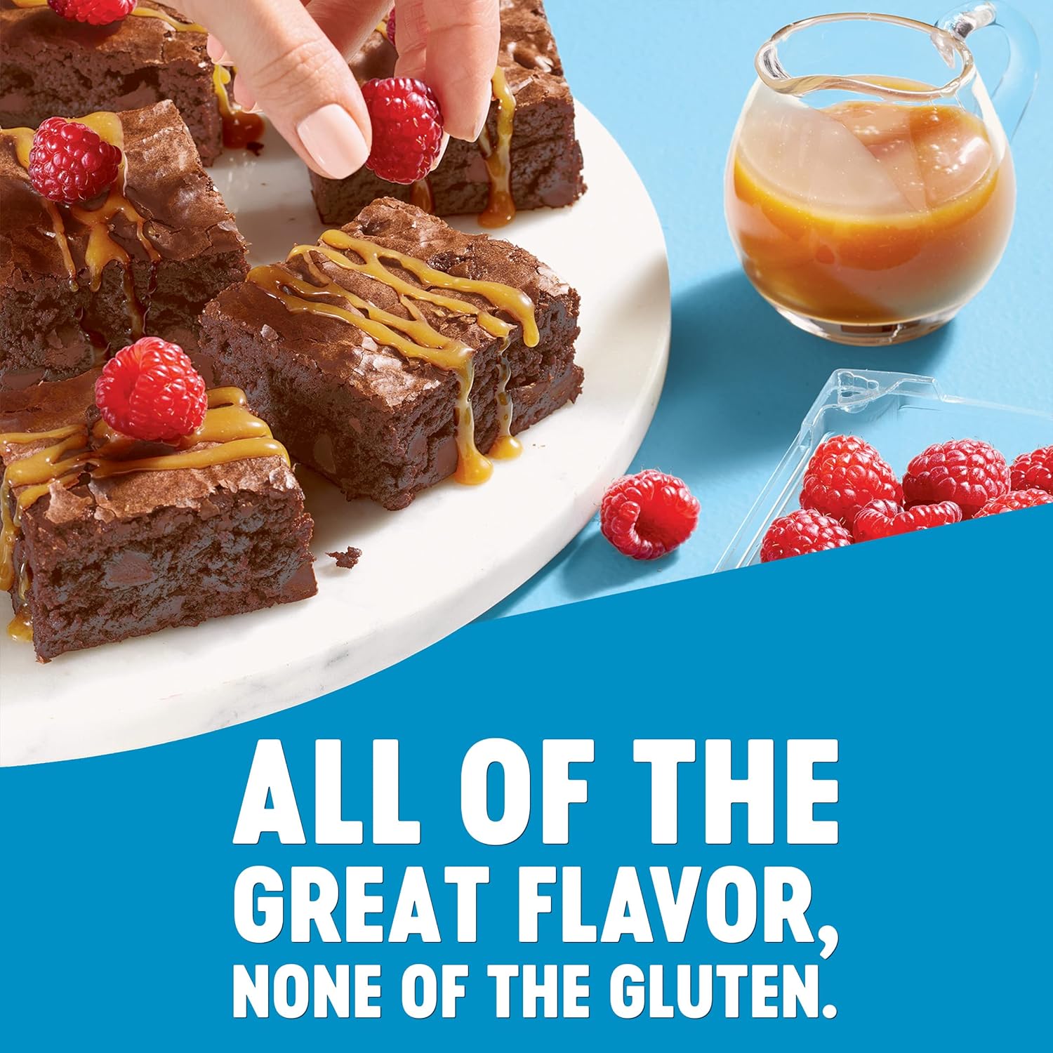 Krusteaz Gluten Free Double Chocolate Brownie Mix, Includes Chocolate Chips, Certified GF, Gluten Free Baking Mix, 20-ounce Boxes (Pack of 8)12