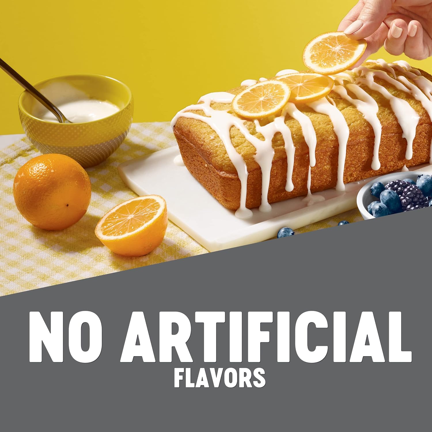 Krusteaz Meyer Lemon Pound Cake and Glaze Mix, 16.5 oz Boxes (Pack of 12)8