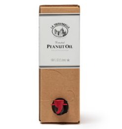 La Tourangelle, Roasted Peanut Oil, Slow Roasted Expeller-Pressed for Rich Flavor, Perfect for Cooking & Baking, Med-High Heat, Unrefined, Small Batch Production in USA, 169 fl oz