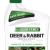 Liquid Fence Deer And Rabbit Repellent Concentrate 32 Ounces, Hose-End Sprayer
