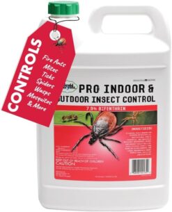 Liquid Harvest 7.9% Bifenthrin Insecticide - Gallon - (Compare to Leading Brands) – Professional Insect Control - Kills on Contact - Fire Ants, Ticks & More