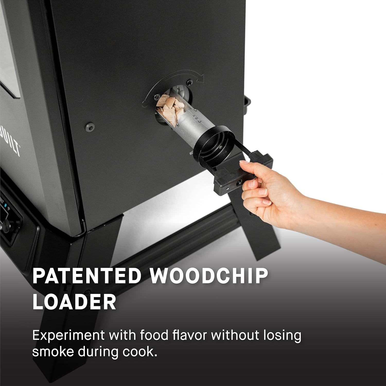 Masterbuilt®710 WiFi Digital Smoker, Vertical Design, 711 Cooking Sq. Inches, 4 Chrome Coated Smoking Racks, Wood Chip Loader, Electric Fuel Source to Plug in and Start Cooking, Black Model MB200709244