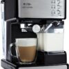 Mr. Coffee Espresso and Cappuccino Machine Stainless Steel Programmable Coffee Maker with Automatic Milk Frother 15-Bar Pump Ideal for Home Baristas