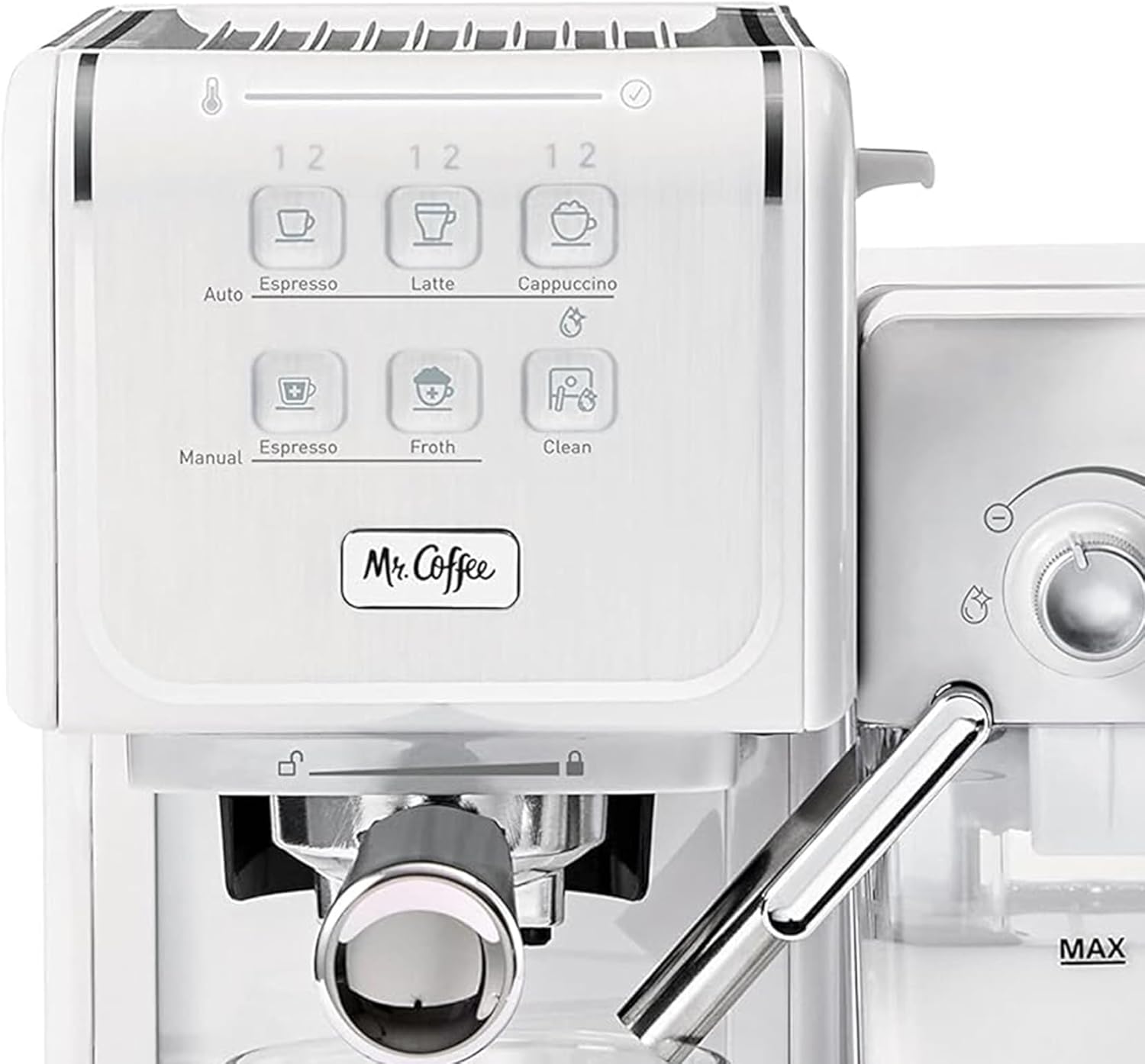 Mr. Coffee One-Touch CoffeeHouse - Espresso, Cappuccino, and Latte Maker, with Easy Serving Espresso (ESE) Pod compatibility - White15