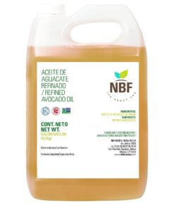 NBF, Avocado Oil, Refined, Avocado oil for cooking, Cold Pressed, Keto diet, Ideal for sautéing, baking, frying, Made with good fats from avocados, For dressings & more, 128 floz
