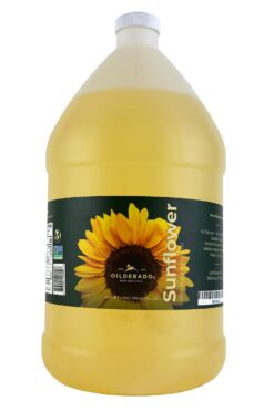 Oilderado Sunflower Oil, Naturally Expeller Pressed, Non-GMO Certified, Sunflower Cooking Oil, High-Heat Cooking, Great for Dressings, Marinades, and Frying, 1-Gallon