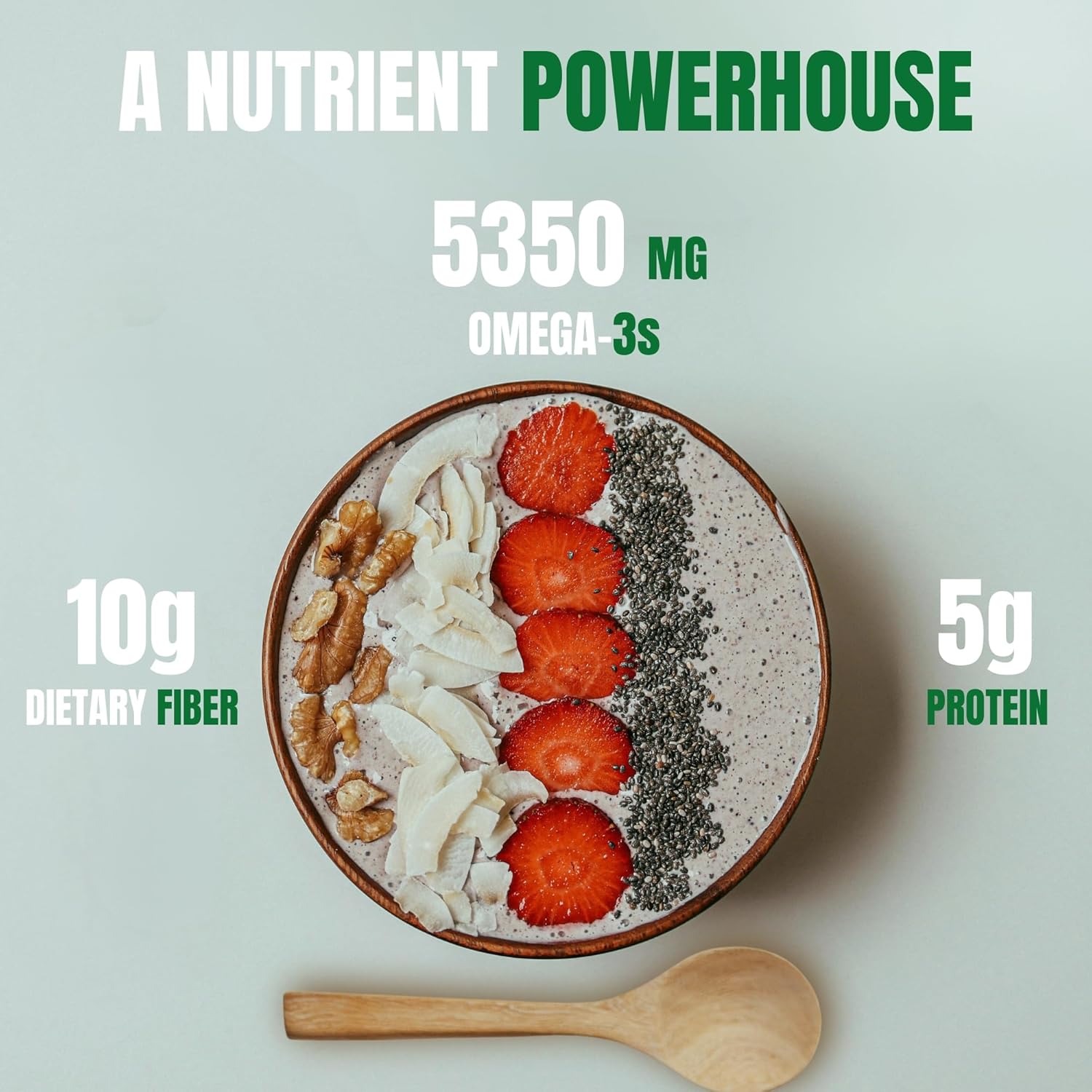 Organic Premium Bulk Chia Seeds (10Lbs Bag) A+ Grade Chia Nutrient-Packed Superfood Non-GMO Gluten-Free Chia Seeds Bulk Vegan5