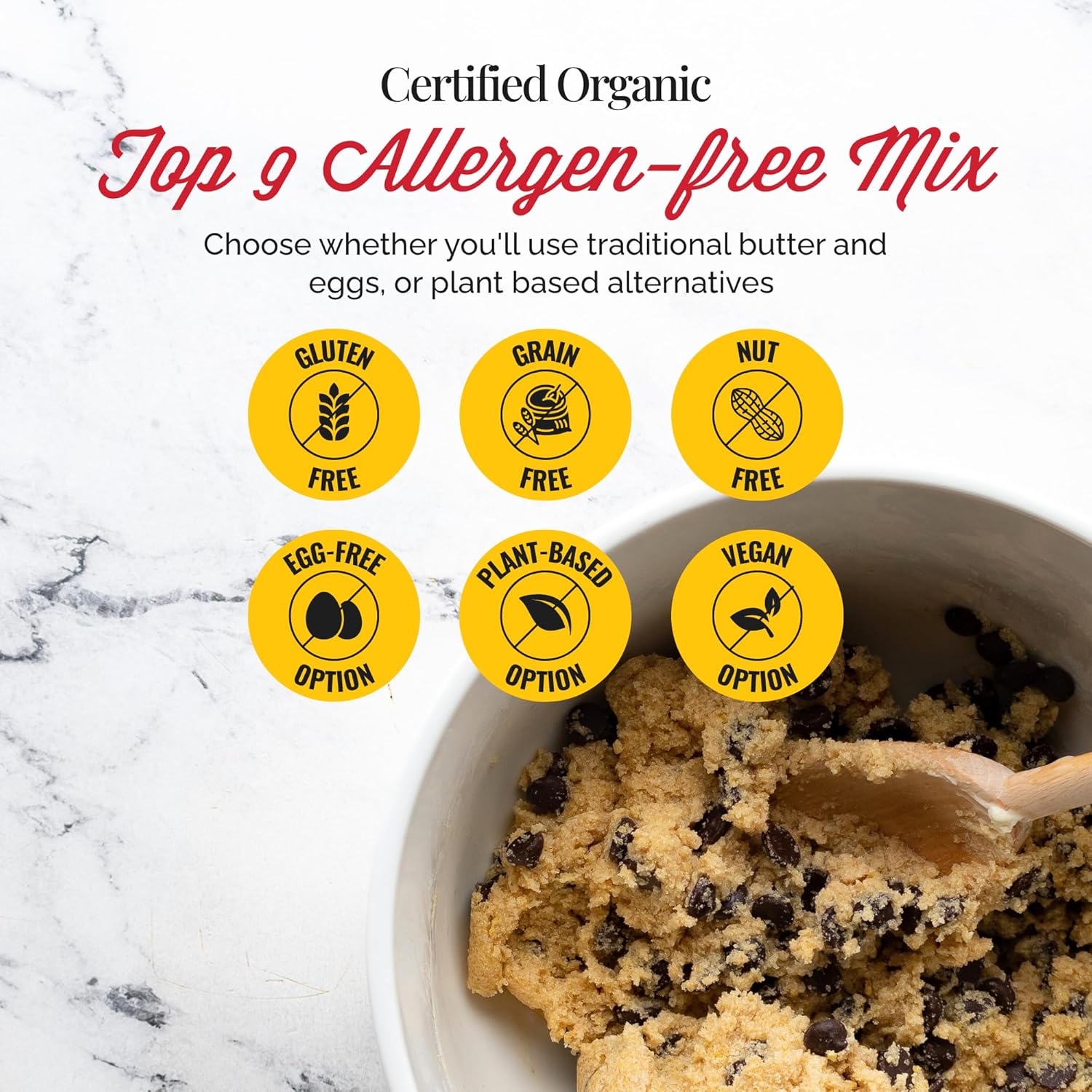 Otto's Naturals Grain-Free Ultimate Cookie Mix, 12.2 Oz., 6 Pack, Top 9 Allergen-Free, Organic Cassava Flour, Gluten Free, Non-GMO, Vegan, Plant-Based7