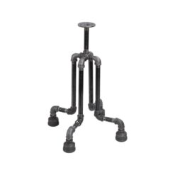 PIPE DECOR 365 PDET20 1/2 in. Black Pipe 16 in. W x 20 in. H Roots Design End Table Kit