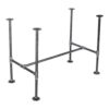 PIPE DECOR 365 PDKT1 3/4 in. Black Pipe 42.5 in. L x 30 in. H Poker Design Kitchen Table Kit