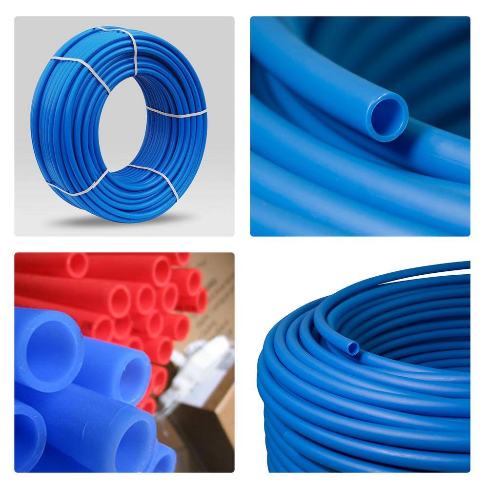 PLUMBFLEX A-PFW-B1300 1 in. x 300 ft. Blue Polyethylene Tubing PEX A Non-Barrier Pipe and Tubing for Potable Water4