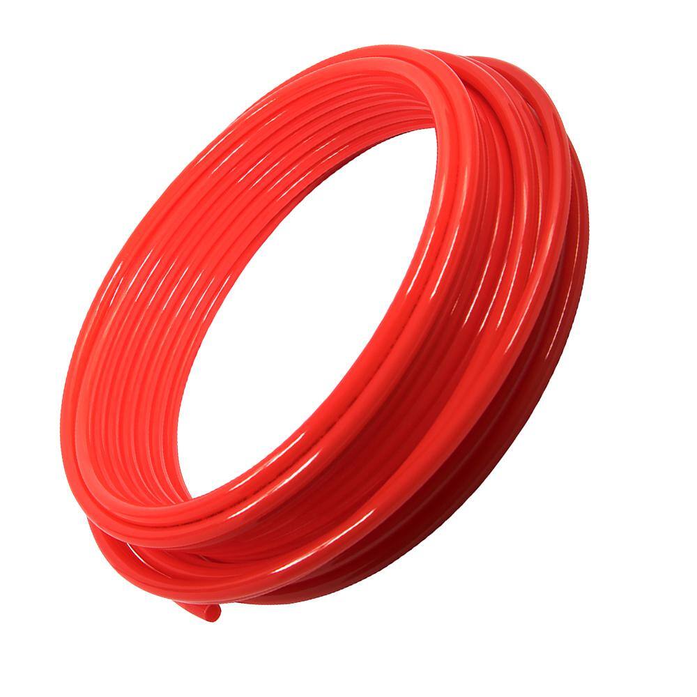 PLUMBFLEX POBR12100 1 2 in. x 100 ft. PEX Tubing Oxygen Barrier Radiant Heating Pipe in Red PLUMBFLEX POBR12100 1/2 in. x 100 ft. PEX Tubing Oxygen Barrier Radiant Heating Pipe in Red