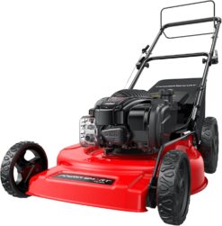 PowerSmart B8622S 22” Gas Lawn Mower, 150cc B&S Engine, Self-Propelled, 3-in-1 Mulching System, 6 Cutting Heights, Rear-Wheel Drive, Durable Steel Deck for Yard