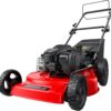 PowerSmart B8622S 22-Inch Gas Lawn Mower, 150cc B&S Engine, Self-Propelled, 3-in-1 Mulching System, 6 Cutting Heights, Rear-Wheel Drive, Durable Steel Deck