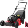 PowerSmart B8721P 21" Gas Lawn Mower with 140cc B&S E550 Engine, 3-in-1 with Bagging, High Wheels, Lightweight and Easy Assembly, Cordless Push Lawn Mowers for Garden Yard