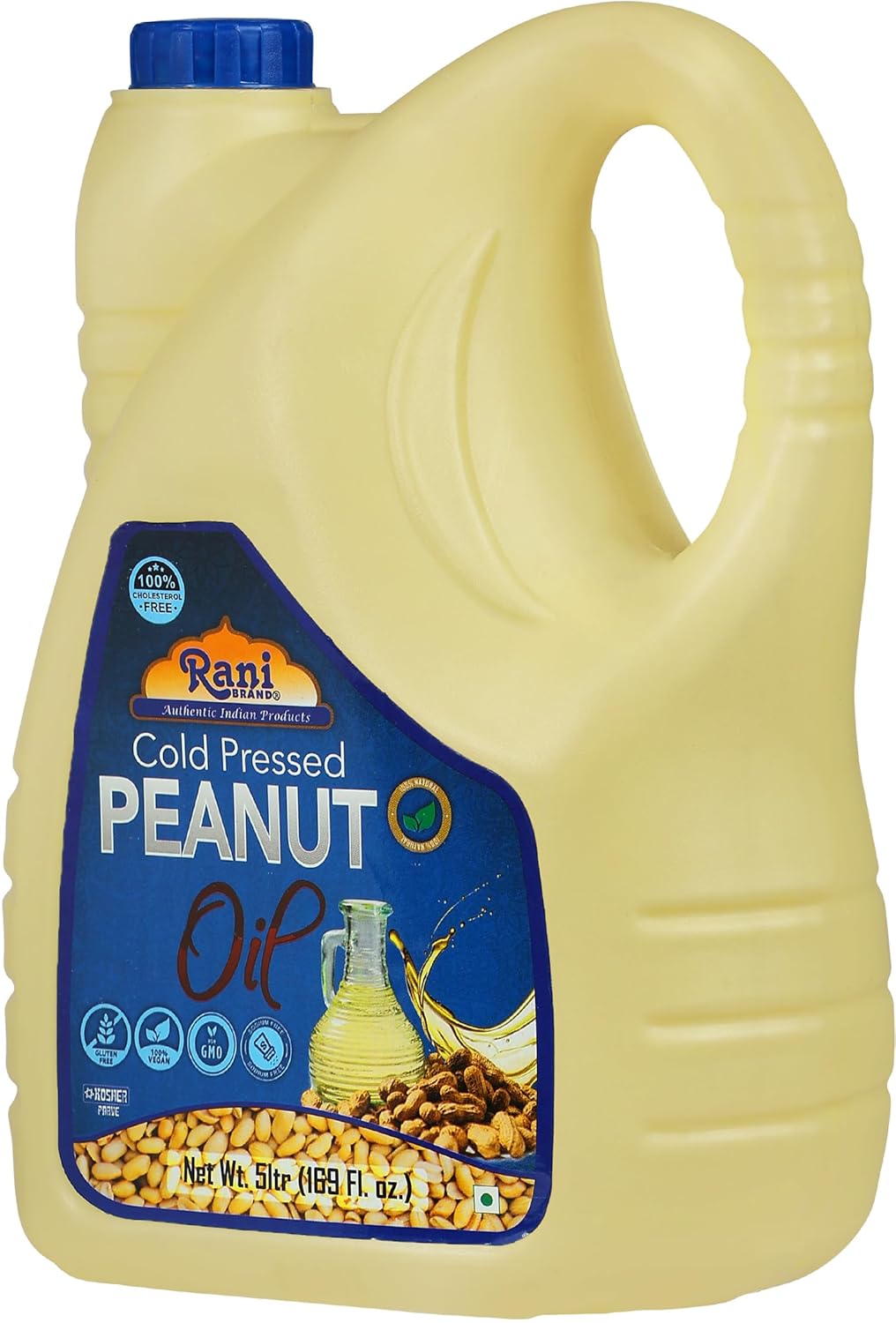 Rani Peanut Oil 169 Ounce (5 Liter) Cold Pressed 100% Natural NON-GMO Kosher Vegan Gluten Free8