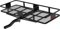 Rockland Steel Folding Hitch Mount Cargo Carrier, 60