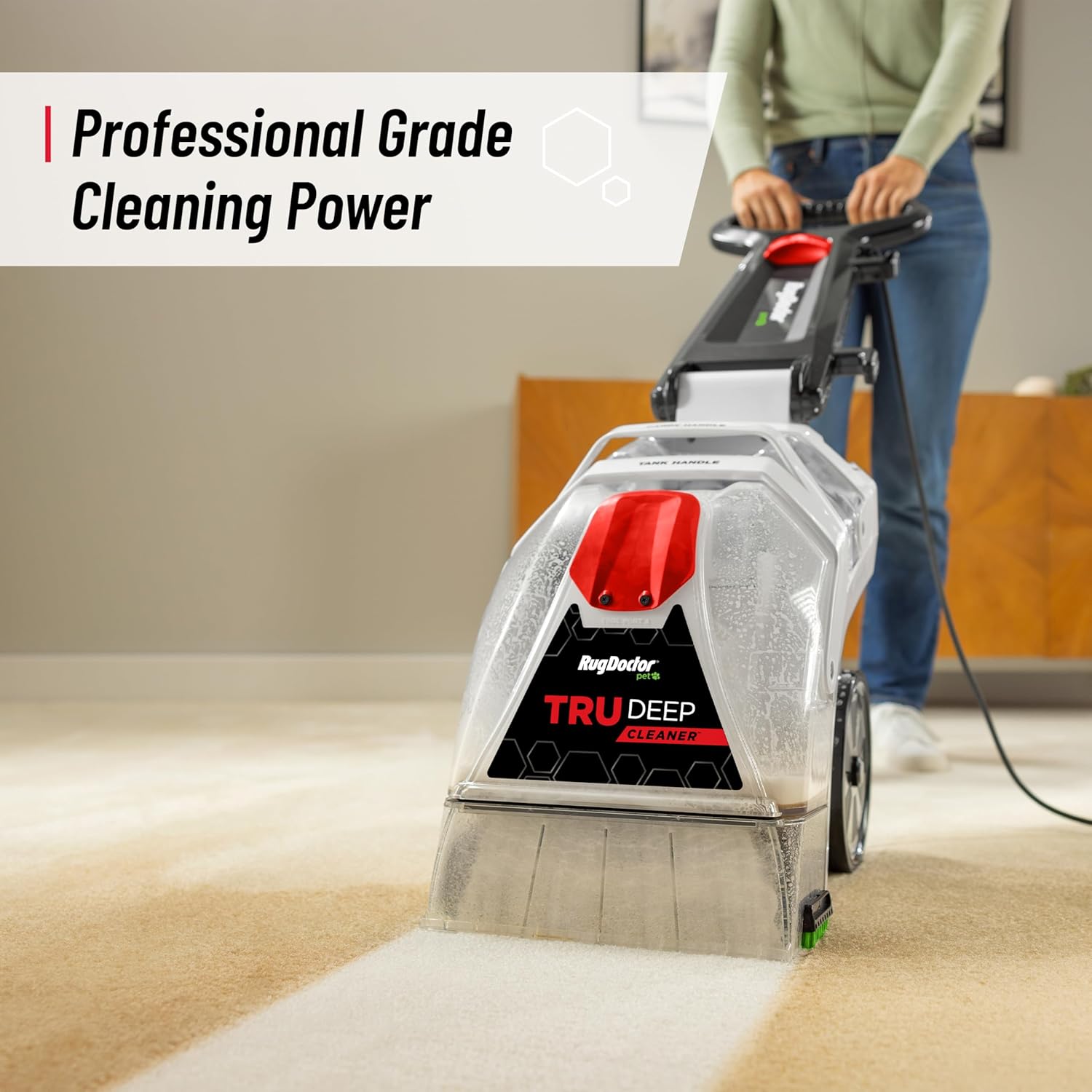 Rug Doctor Pet TruDeep Carpet Cleaner, Pet Upholstery Tool, Best-In-Class Suction Power, Dual Brush Cross-Action Technology for One-Pass Cleaning0