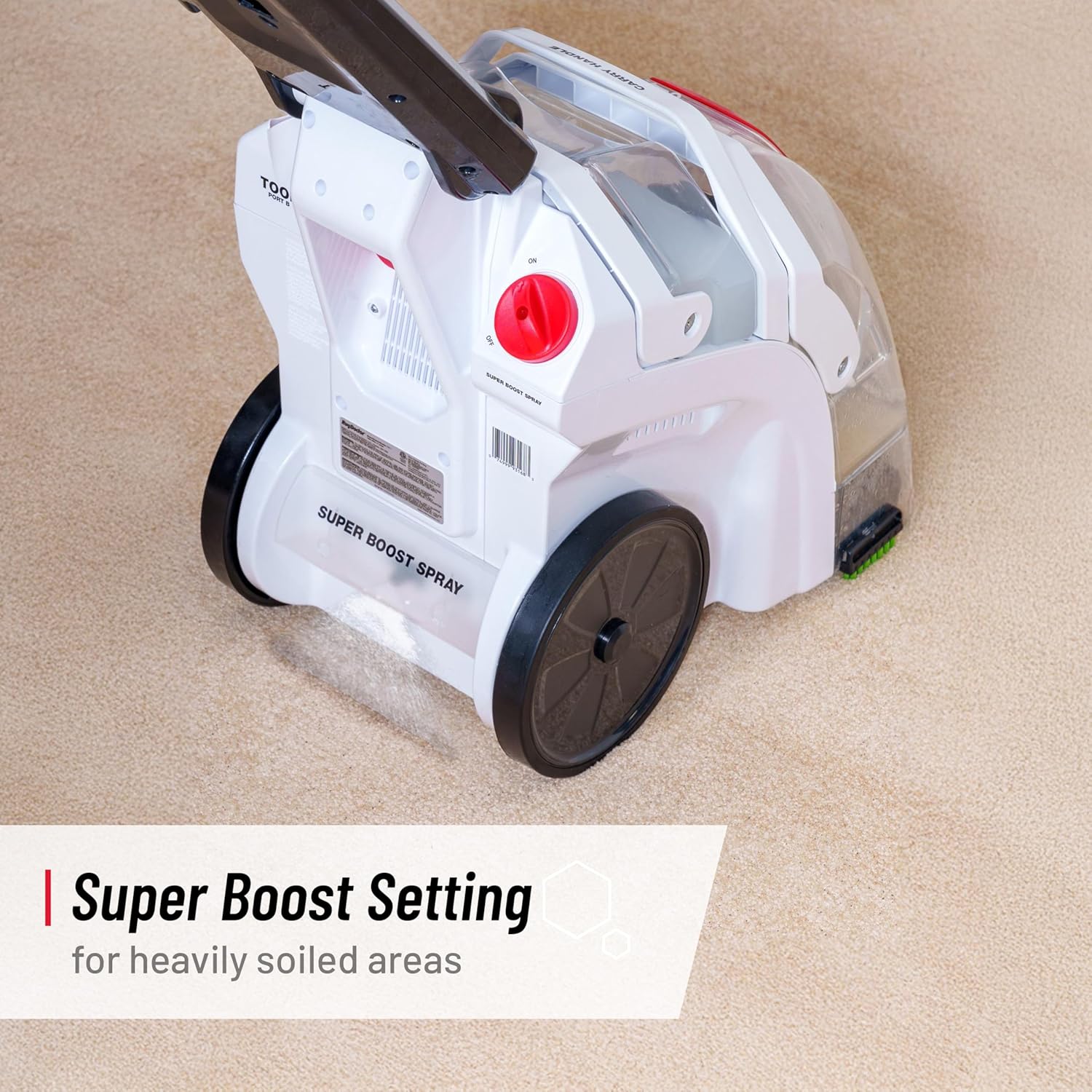 Rug Doctor Pet TruDeep Carpet Cleaner, Pet Upholstery Tool, Best-In-Class Suction Power, Dual Brush Cross-Action Technology for One-Pass Cleaning6