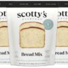 Scotty's Everyday -Keto Bread Low Carb Mix - 1g Net Carbs, 0g Added Sugar, Gluten-Free, High Fiber - No Nut Flours - 9.8oz, Pack of 3