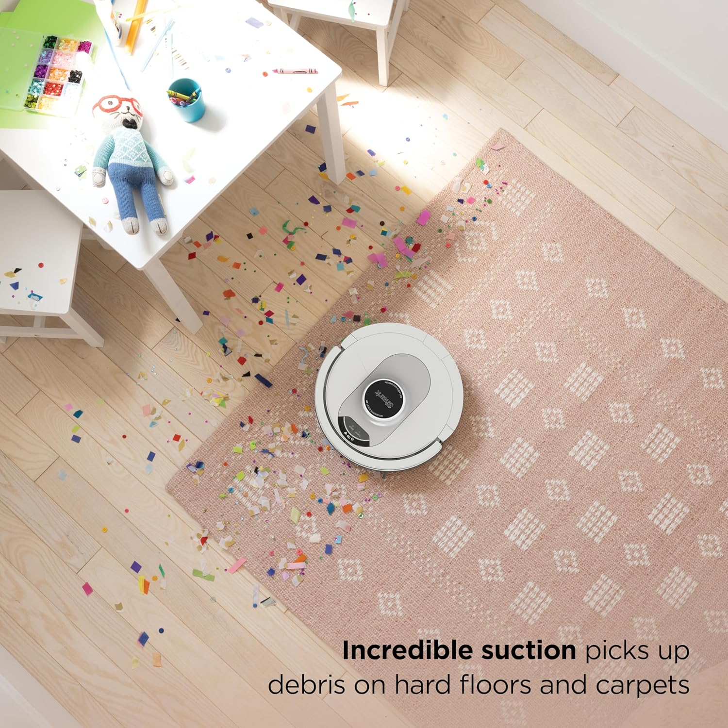 Shark AI Ultra Voice Control Robot Vacuum with Matrix Clean Navigation, Home Mapping, 60-Day Capacity, XL Self-Empty Base for Homes with Pets, Carpet & Hard Floors, Cool Grey0