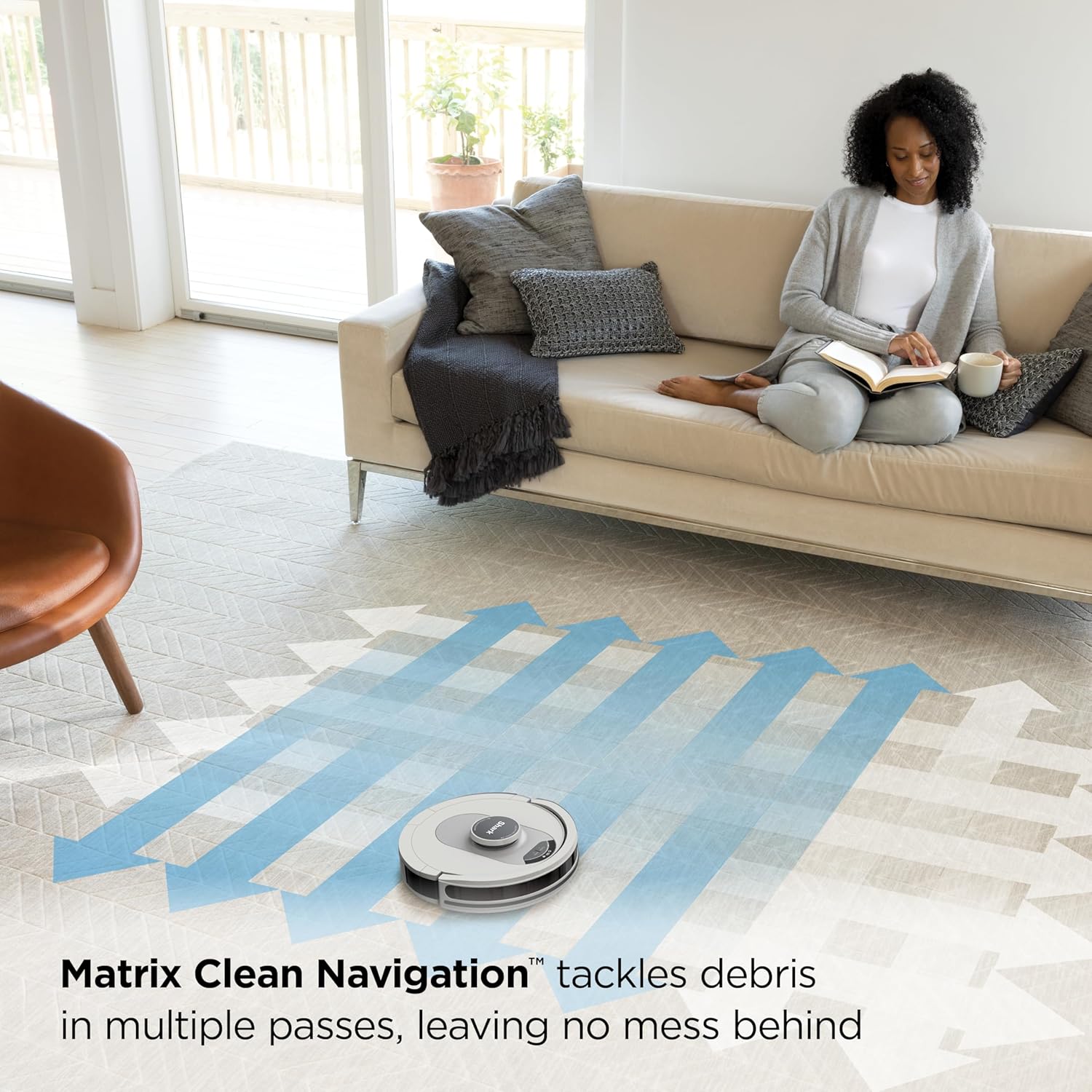 Shark AI Ultra Voice Control Robot Vacuum with Matrix Clean Navigation, Home Mapping, 60-Day Capacity, XL Self-Empty Base for Homes with Pets, Carpet & Hard Floors, Cool Grey1