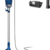 Shark HV343AMZ Rocket Corded Stick Vacuum with Self-Cleaning Brushroll, Lightweight & Maneuverable, Perfect for Pet Hair Pickup, Converts to a Hand Vacuum, Crevice Upholstery Tools, Blue/Silver