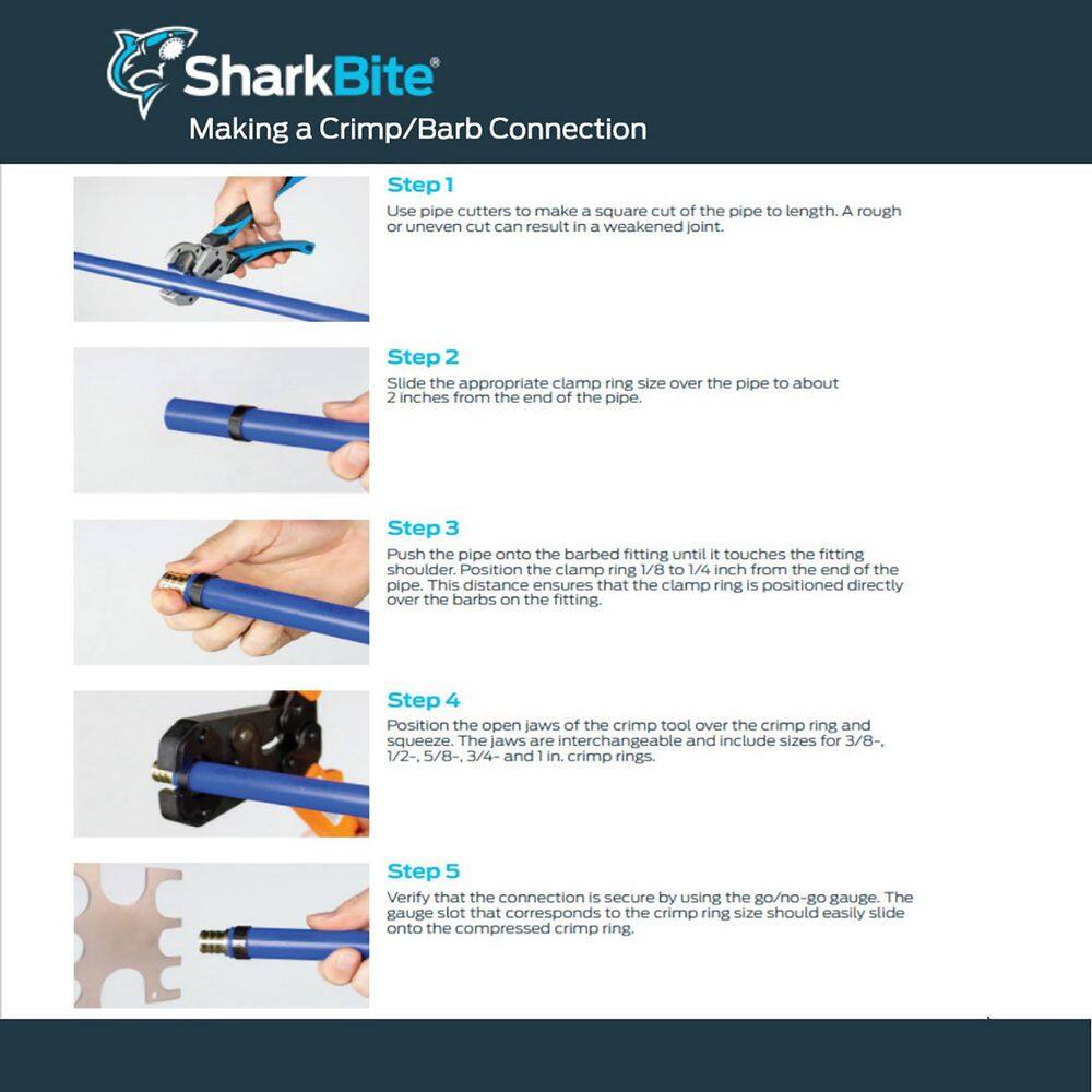 SharkBite U880W300 1 in. x 300 ft. Coil White PEX-B Pipe9