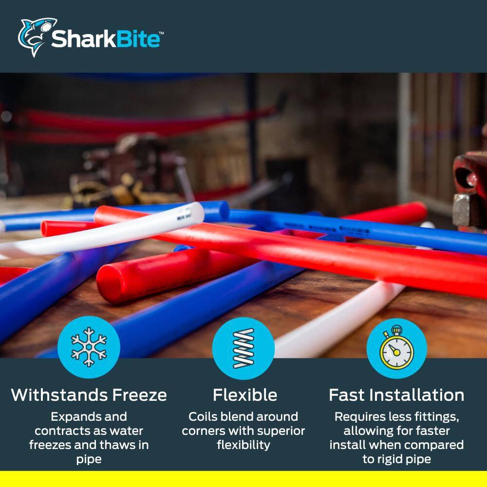 SharkBite U880W500 1 in. x 500 ft. Coil White PEX-B Pipe4