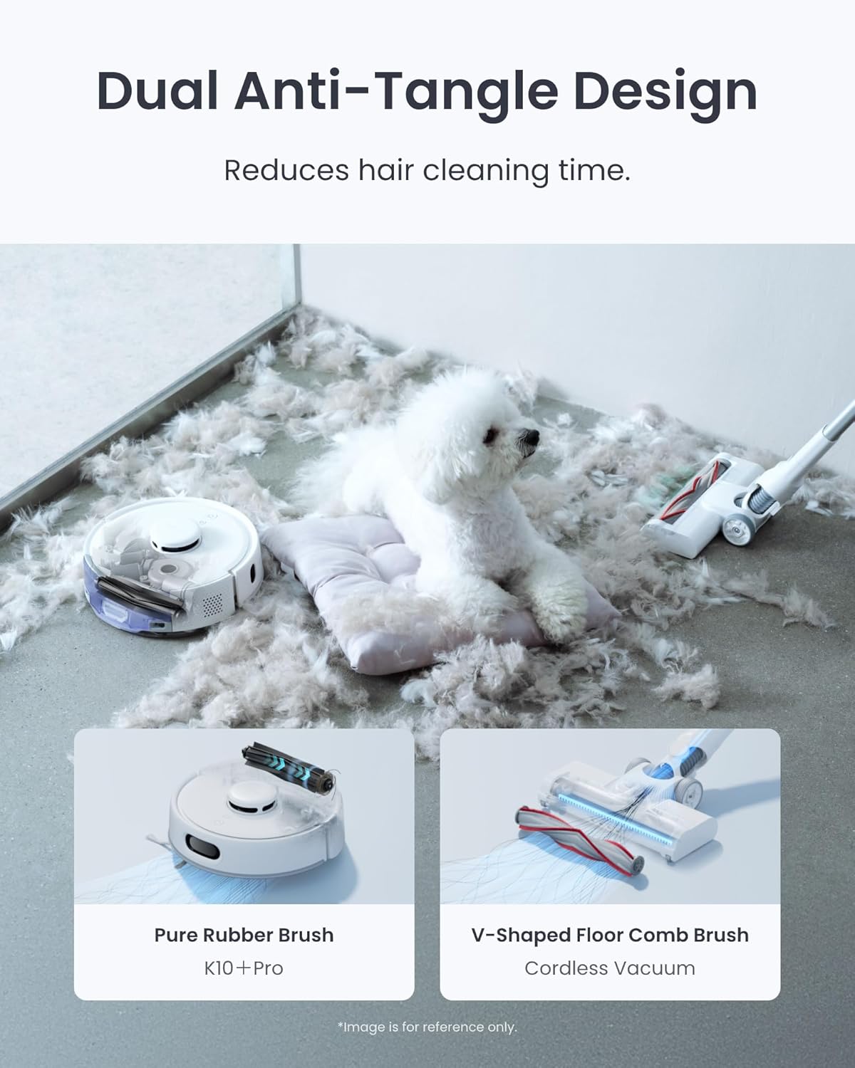 SwitchBot Robot Vacuum and Cordless Vacuum Cleaner K10+ Pro Combo, TwinFlow™ Suction Tech, Dual Dust Collection Station, Compact, Lightweight, Quiet, Compatible with Alexa Siri Matter(Hub 2 Required)8