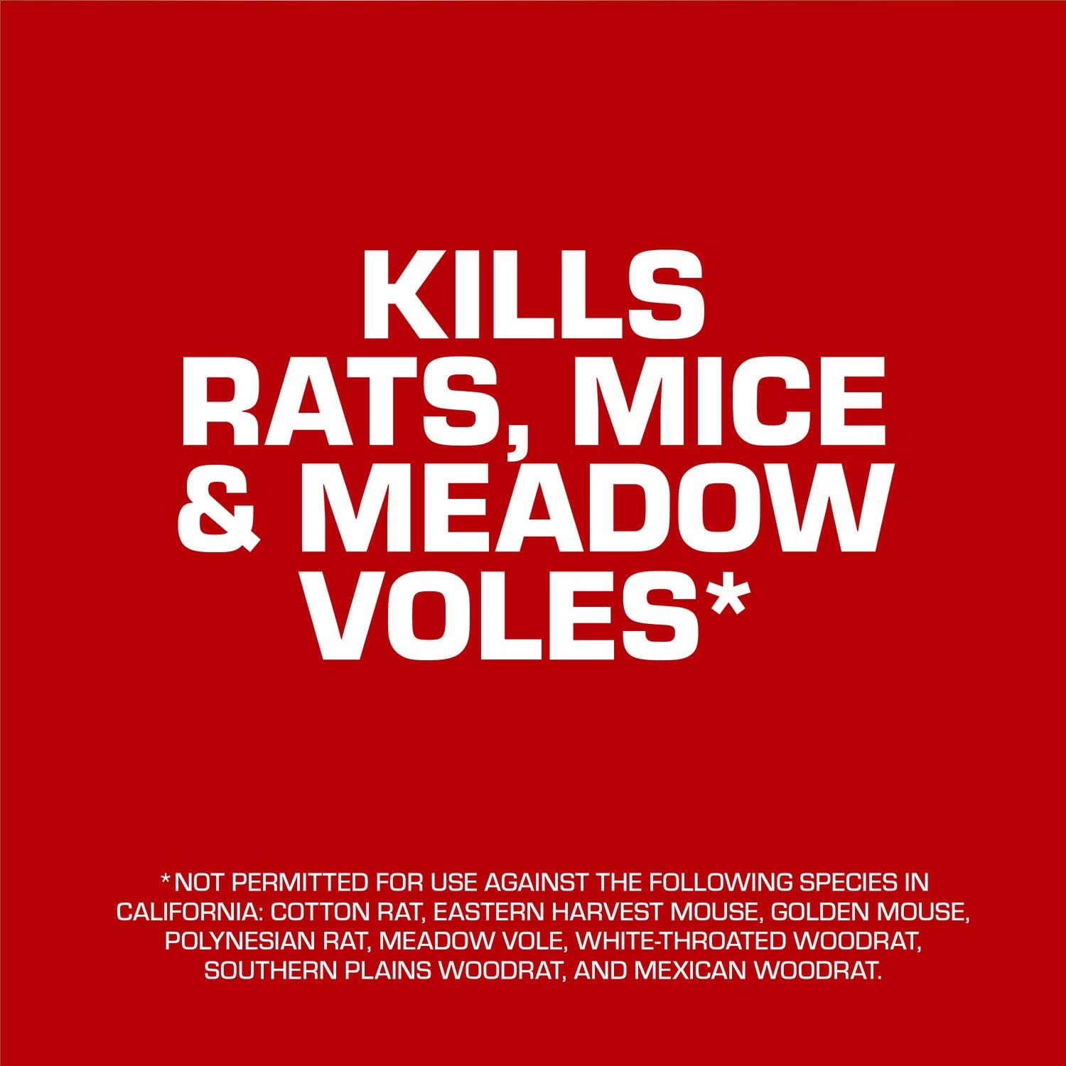 Tomcat with Bromethalin Bait Chunx Pail, Rat and Mice Control for Agricultural Use and Professional Applicators, 4 lbs.2